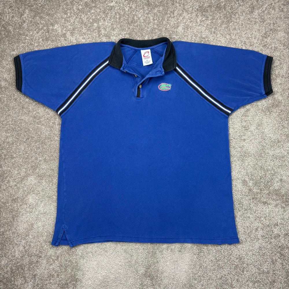 Vintage Y2K Cadre Athletic Florida Gators Polo Shirt‎ Mens XL